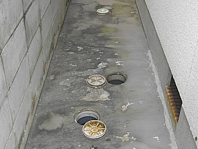 汚水配管のチェック