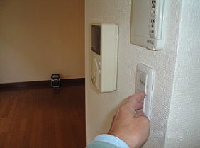 照明スイッチの動作状況のチェック