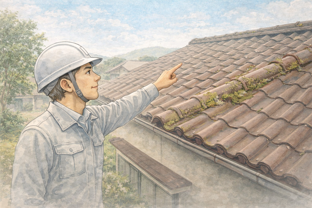 屋根のチェック