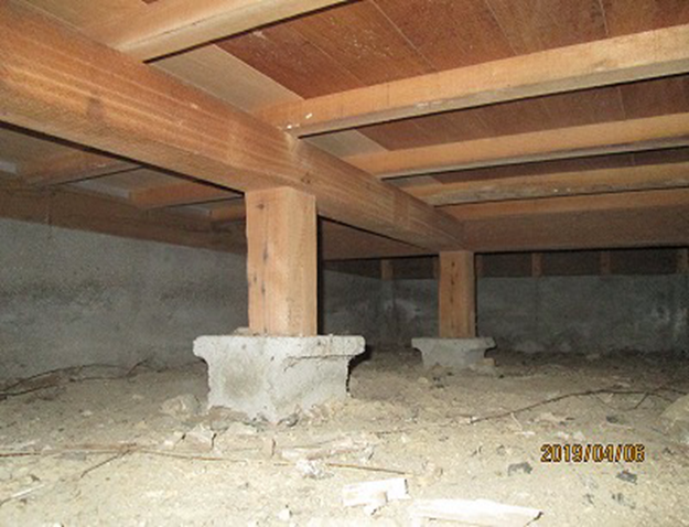 床下のチェック