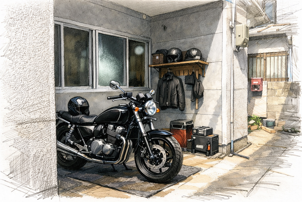 築48年の木造住宅を購入後、耐震性への不安と単車の保管スペース不足を解決するため、耐震改修を兼ねたリフォームを実施した事例を紹介します。建物調査の結果、軸組を活かした耐震補強と和室の一部を単車置き場へ変更する計画により、安全性と使いやすさを両立した住まいへ再生しました。