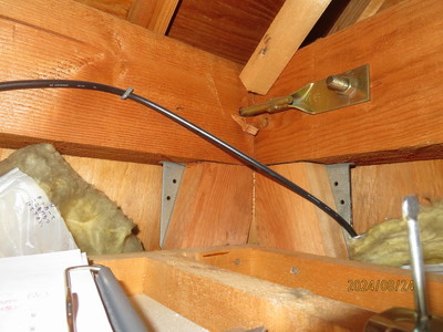 筋かいの設置状況の確認する。